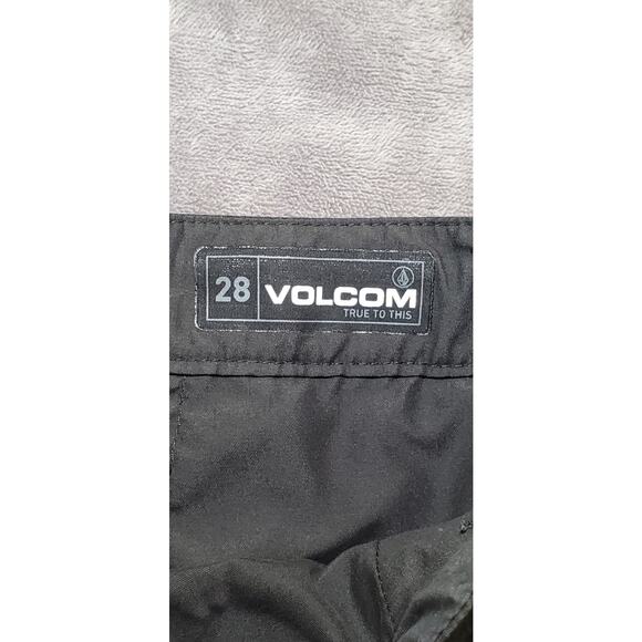 Volcom Men's Sz 28 Surf & Turf 4 Way Stretch Chino Shorts Black C4-19 - Picture 5 of 10